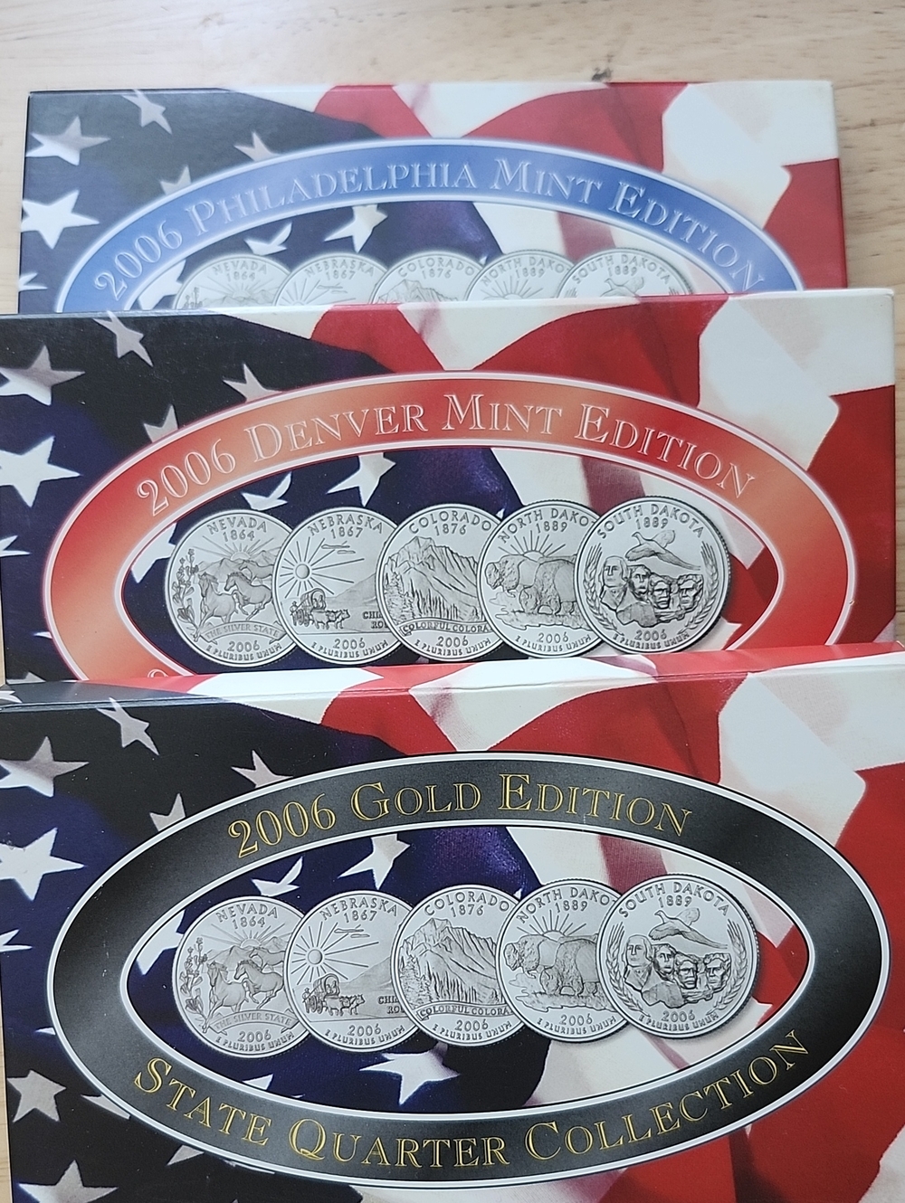 2006 Mint Edition Collectible Coin Sets - US  Quarter Colection